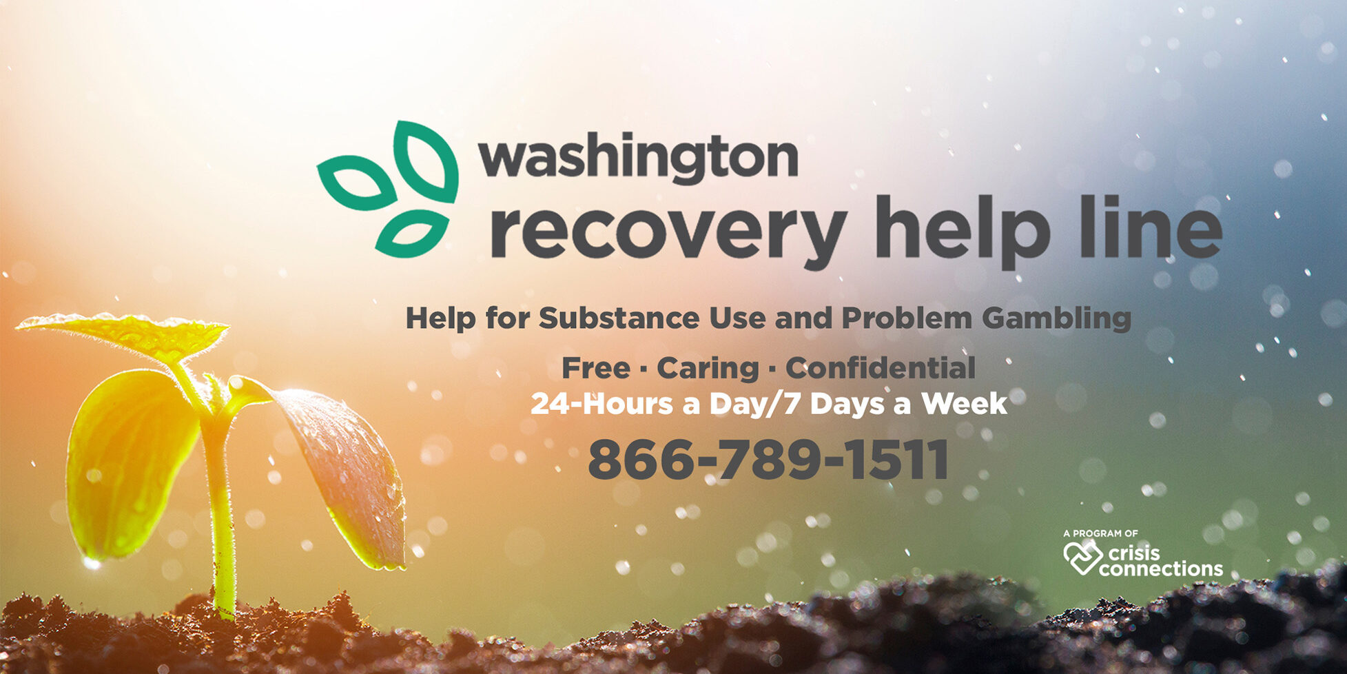 Recovery Help Line Cover Graphic Help for Substance Use and Problem Gambling